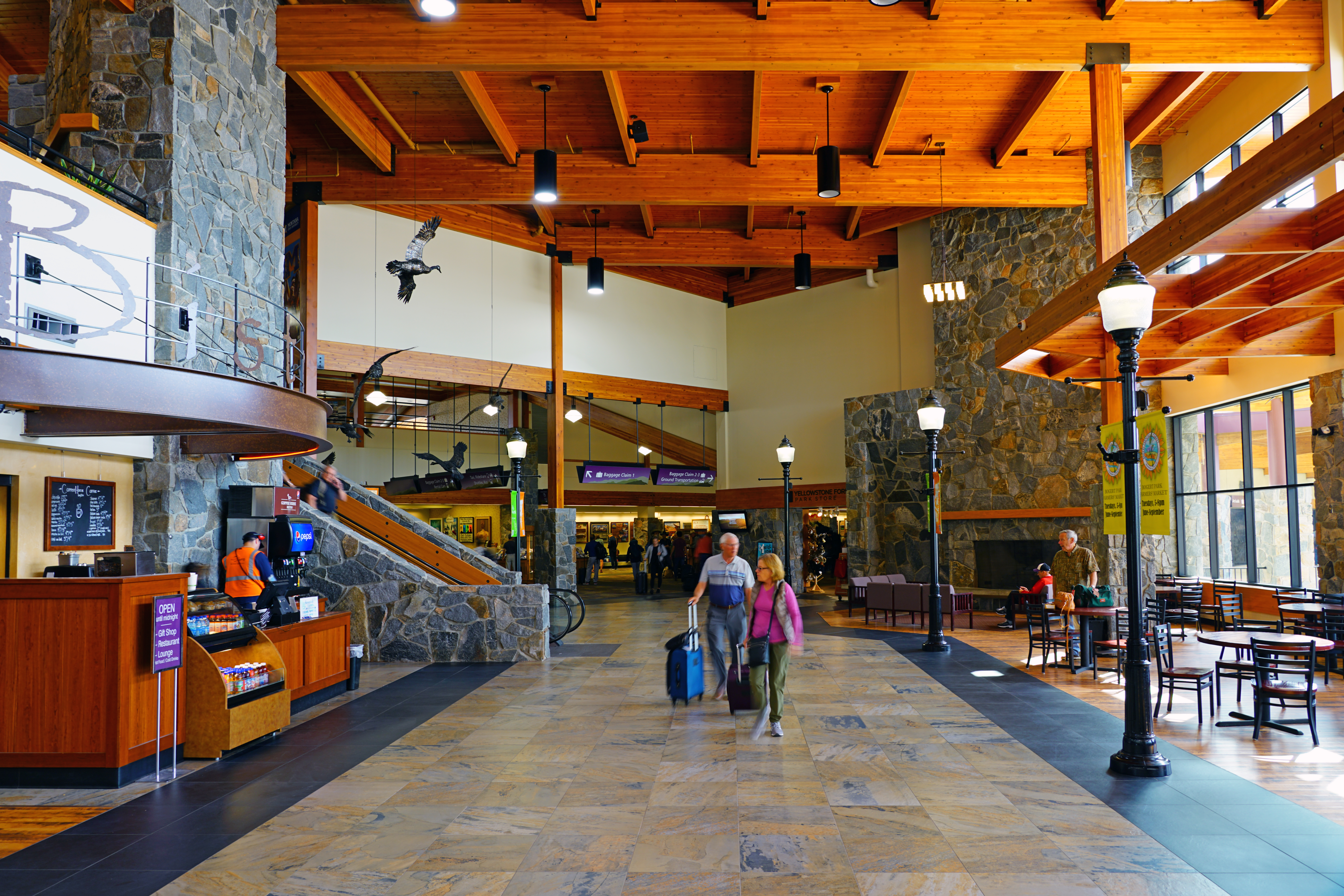 Bozeman Yellowstone International Airport aerial