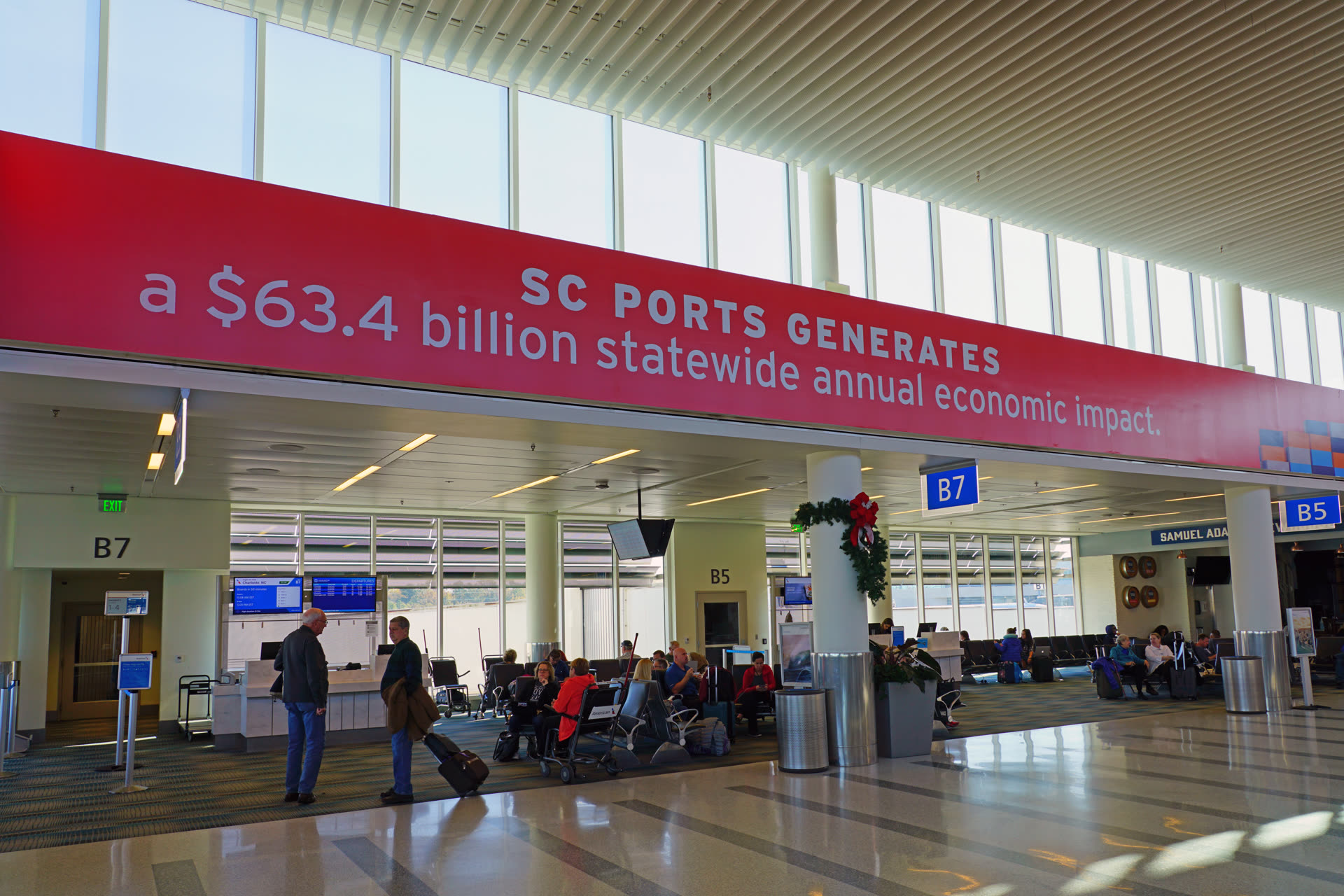 Charleston International Airport aerial