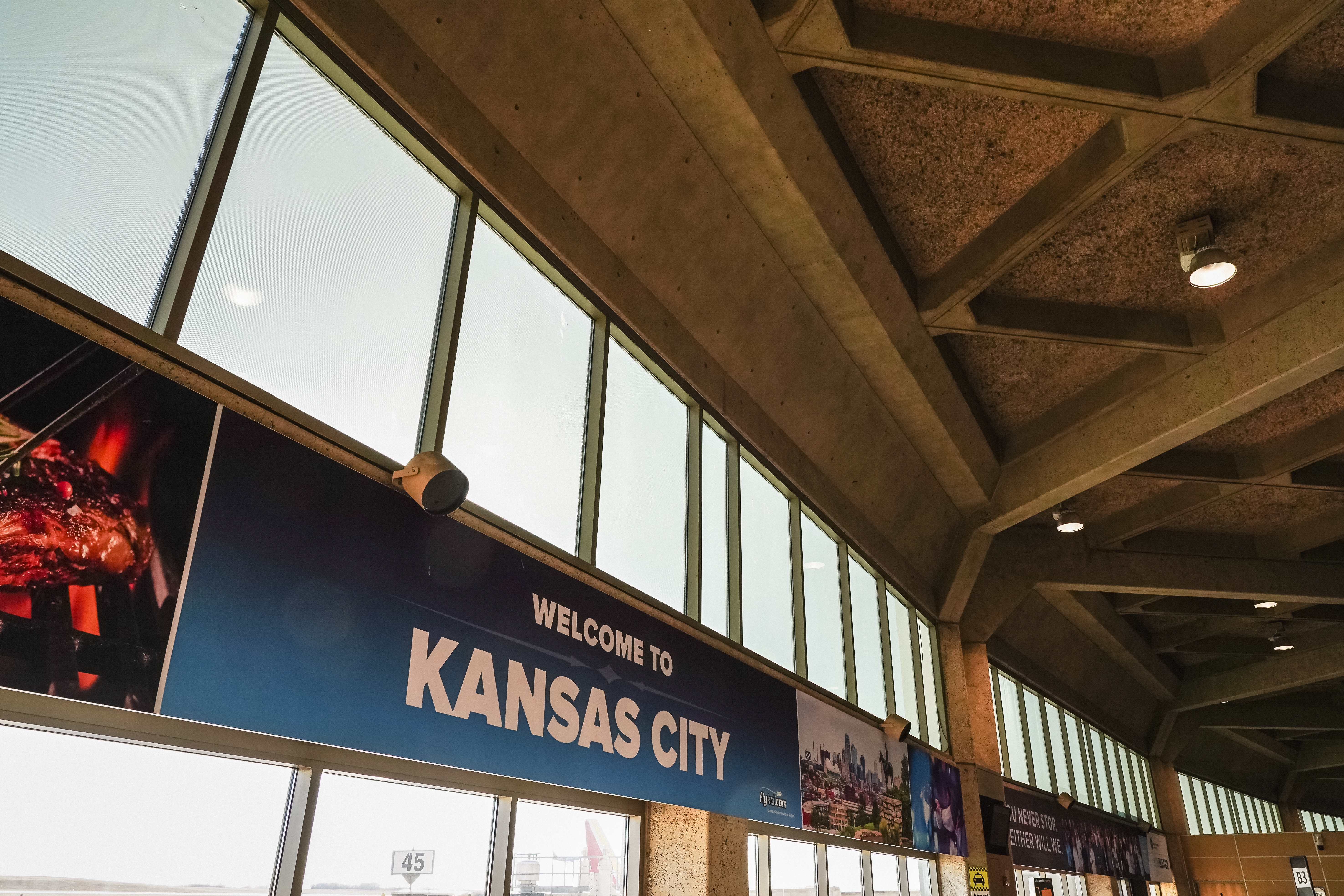 Kansas City International Airport aerial