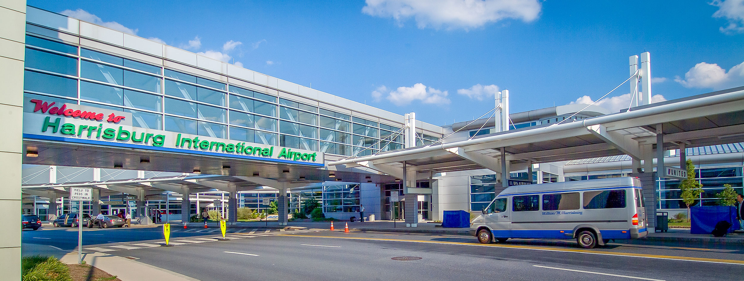 Harrisburg International Airport aerial