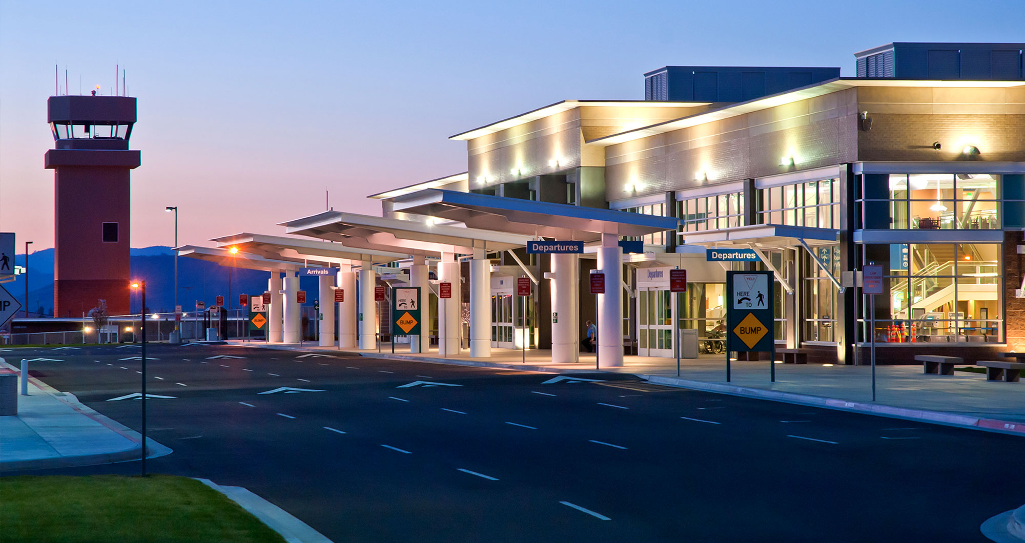 Rogue Valley International-Medford Airport aerial