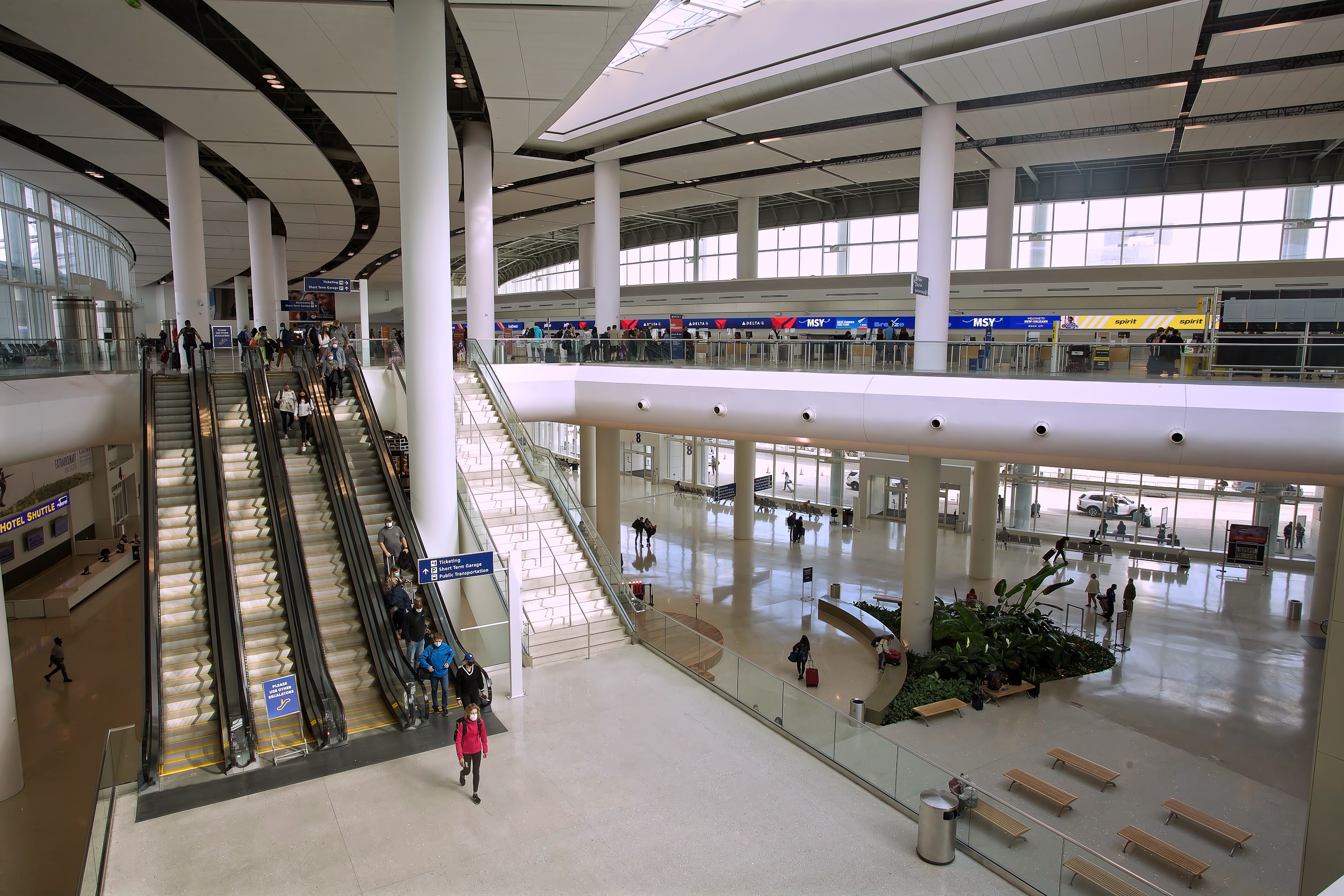 Louis Armstrong New Orleans International Airport aerial