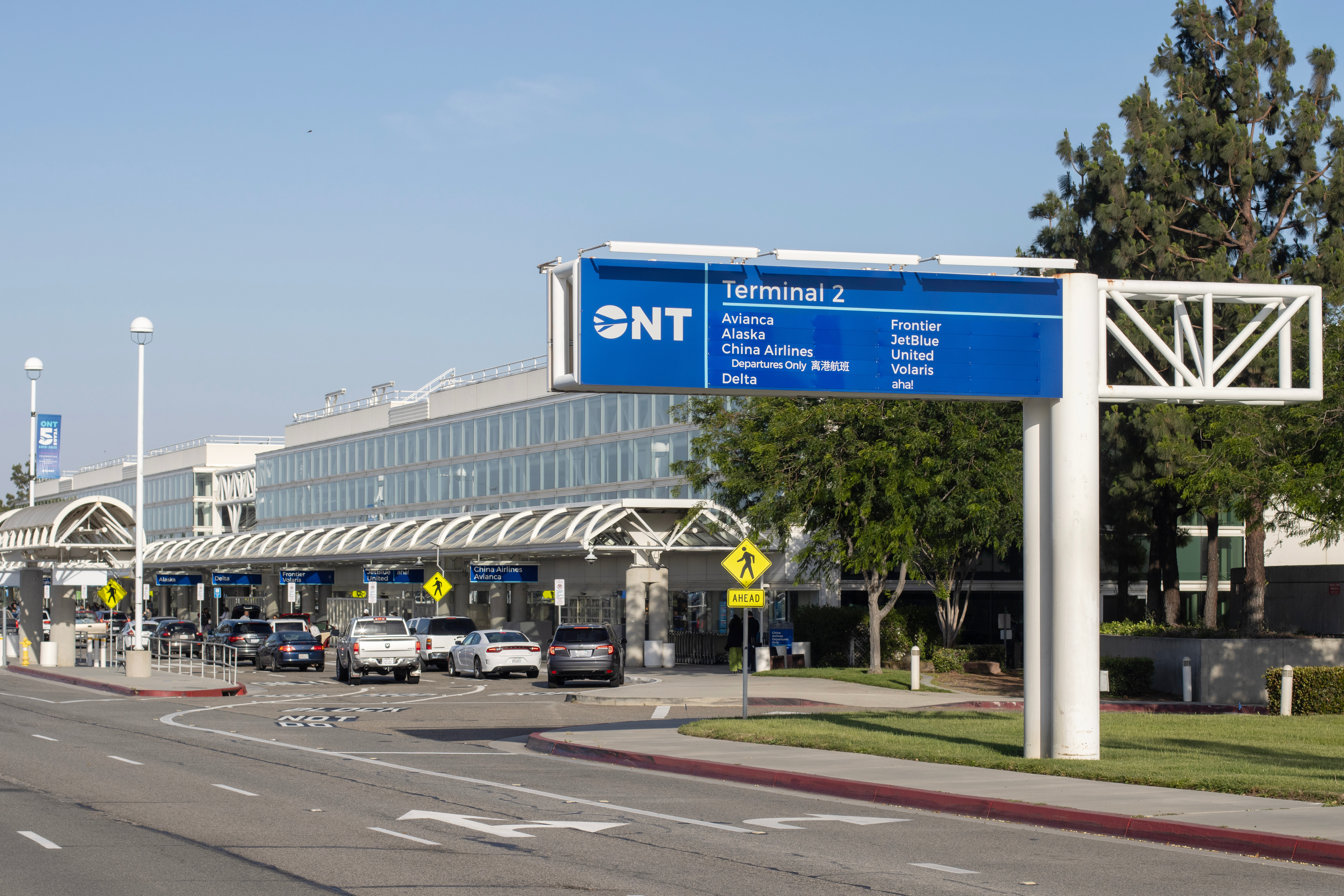Ontario International Airport aerial